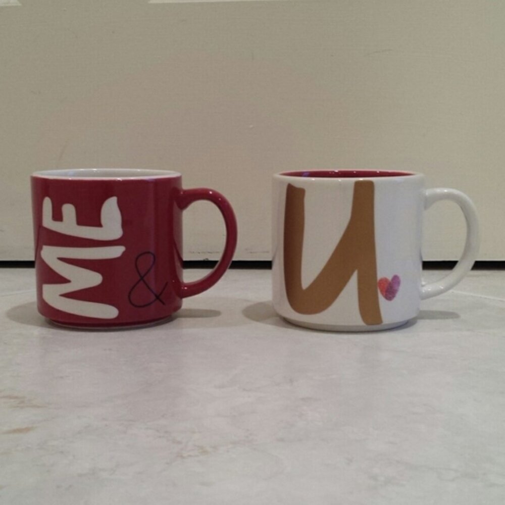 NWOT Hallmark Me & U Coffee Cups